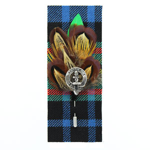 Clan Badge Feather Pin, Clan MacLellan